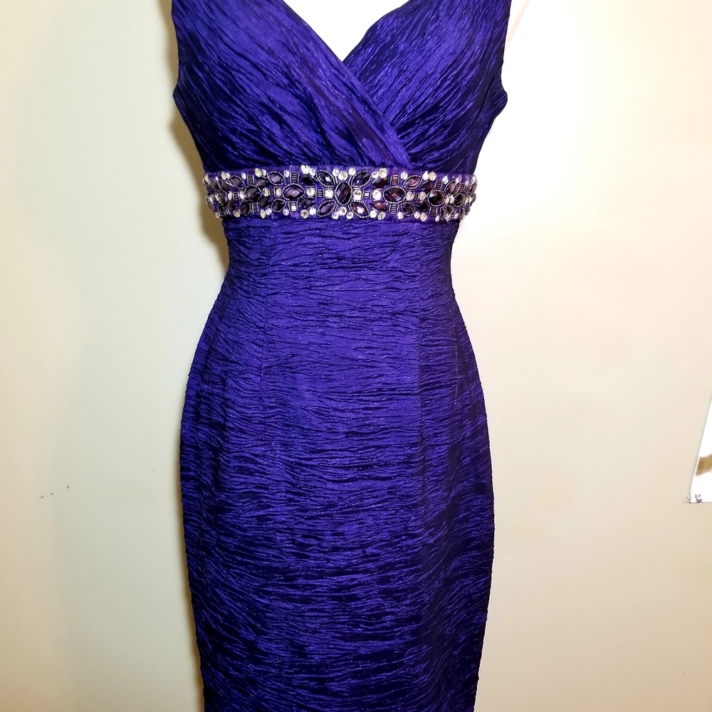 Eliza J Cocktail Dress, Size 4, Purple